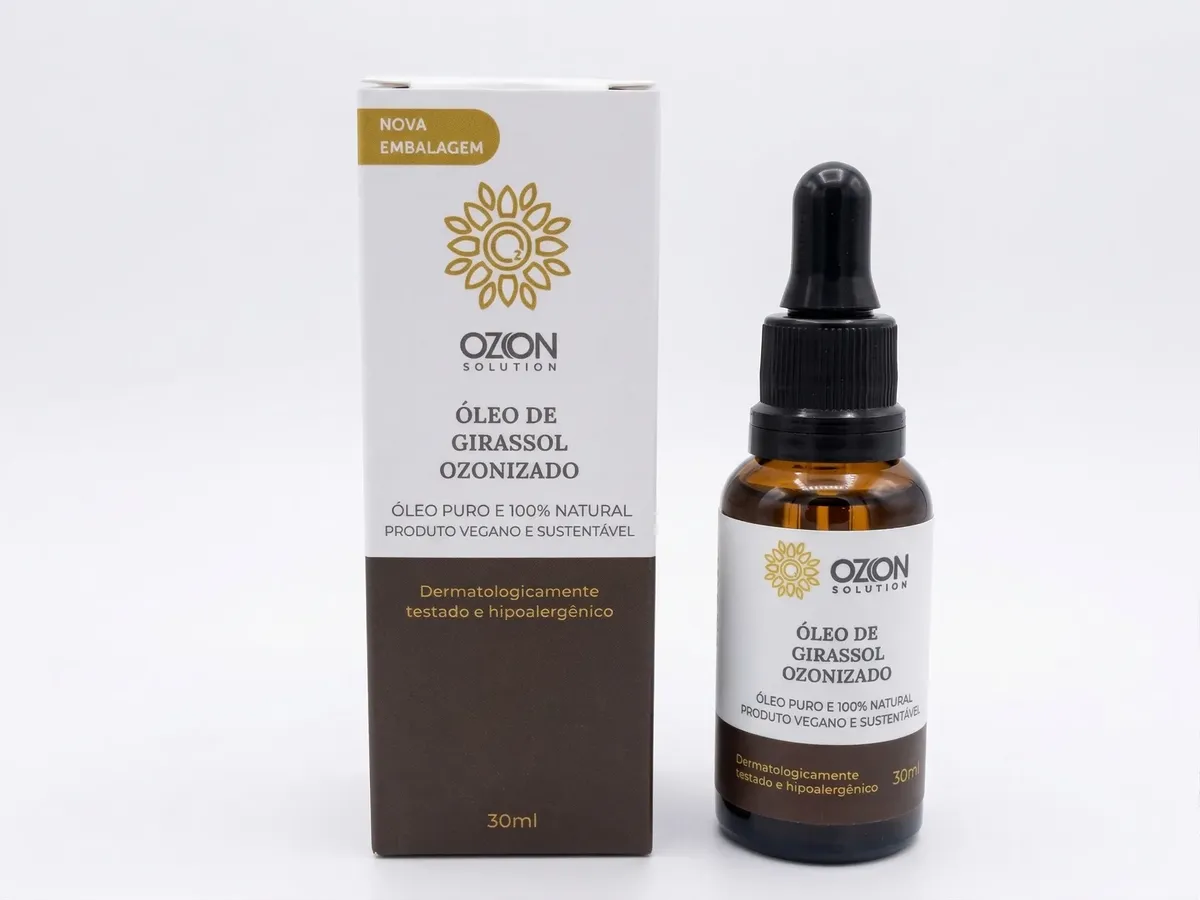 Óleo de girassol ozonizado 30ml Óleo de girassol ozonizado 30ml